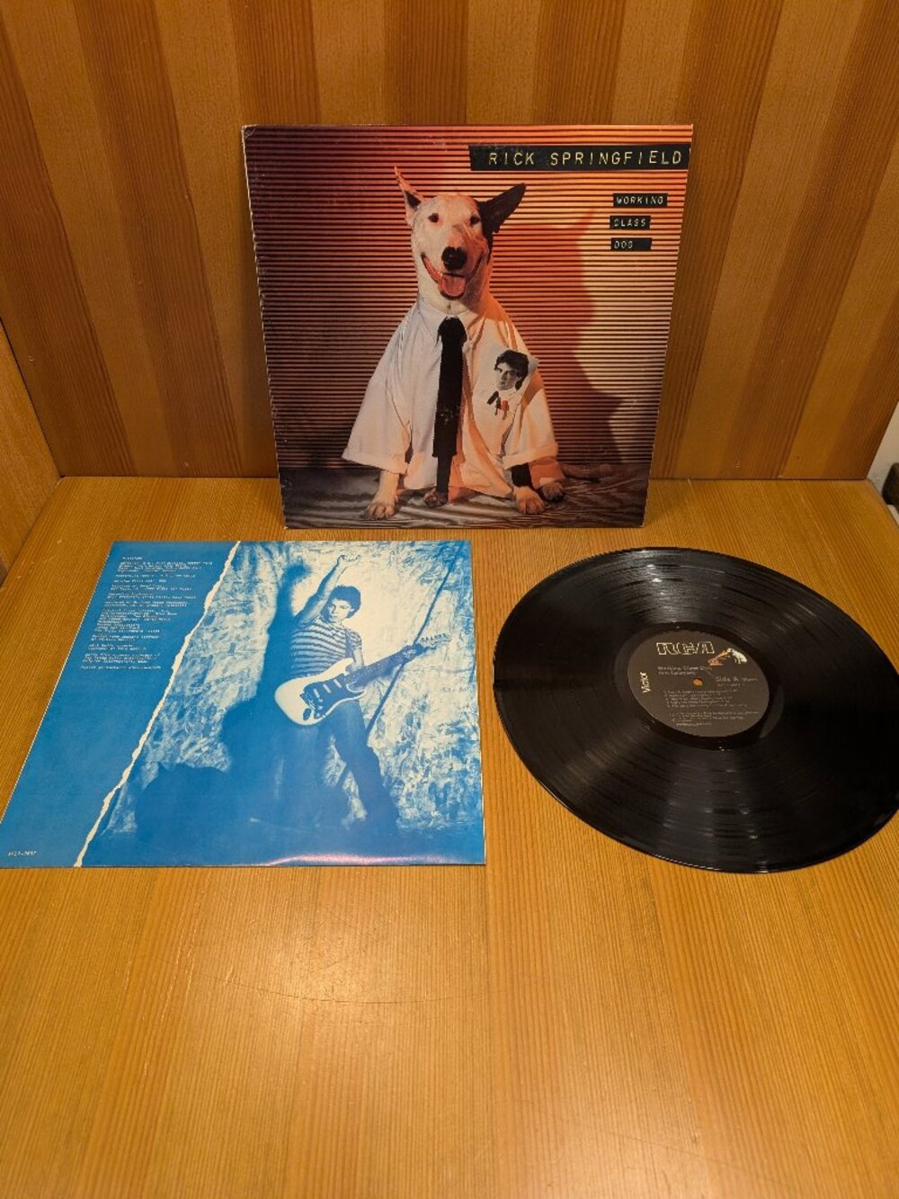 Rick Springfield Working Class Dog Vinyl LP Record AFL1-3697 1981 12" 33 RPM VG+